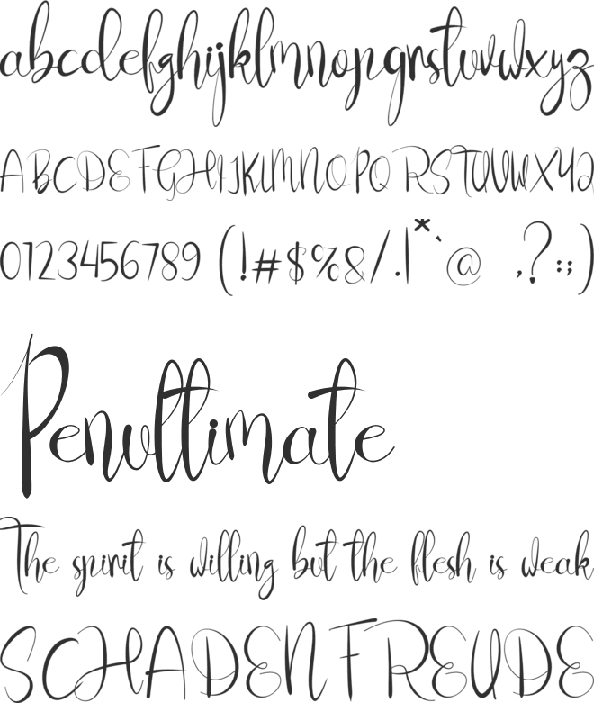 Matter font preview