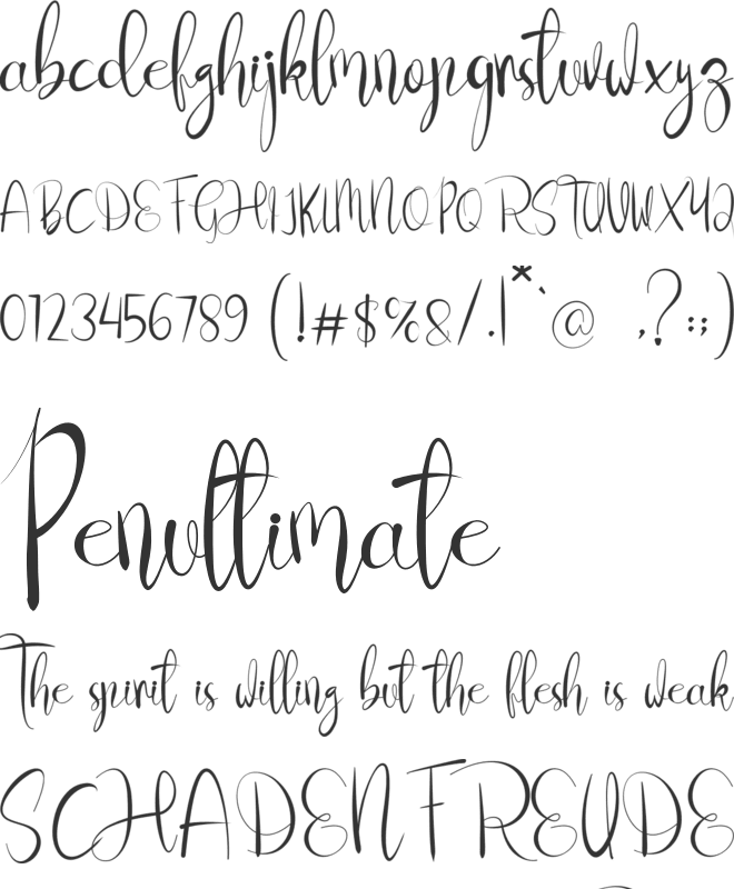 Matter font preview