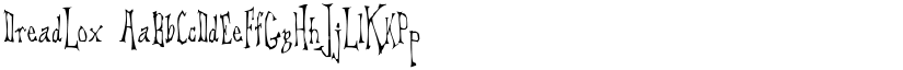 DreadLox font