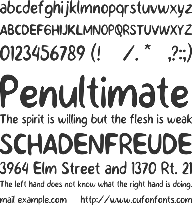 Craft Dude font preview