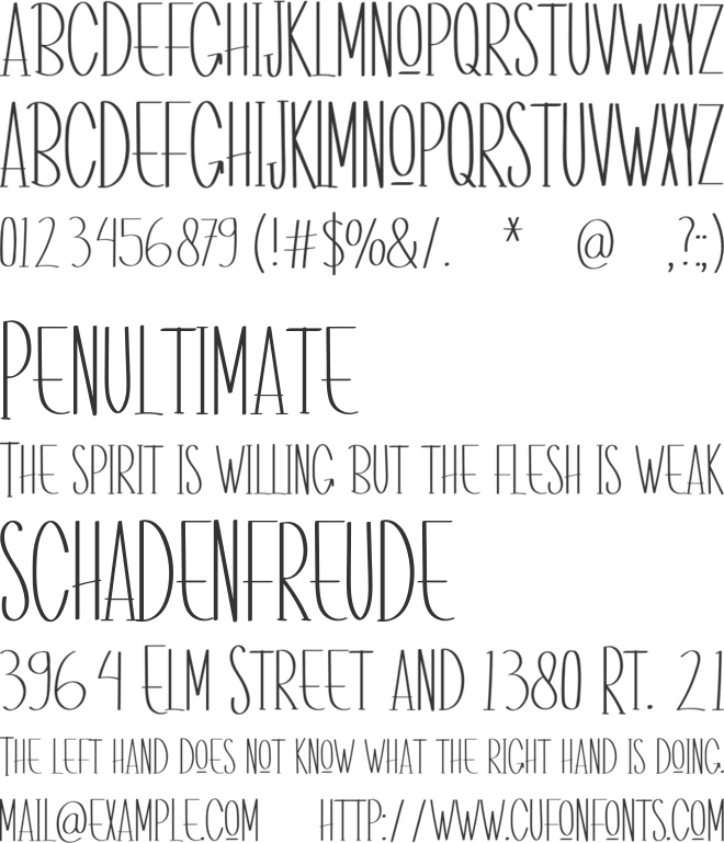 Black Irons font preview