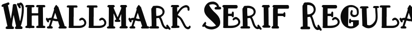 Whallmark Serif Regular font