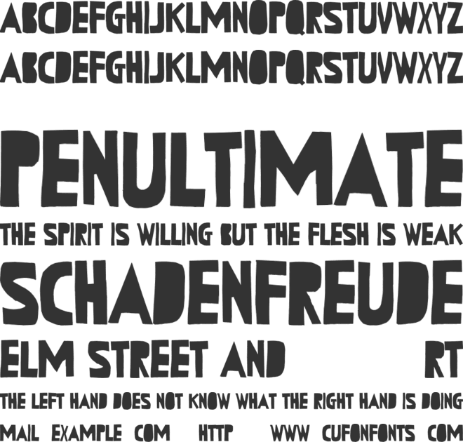 Typephace font preview