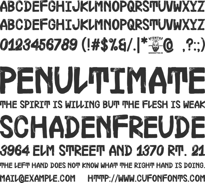 Ledesma Corporation font preview