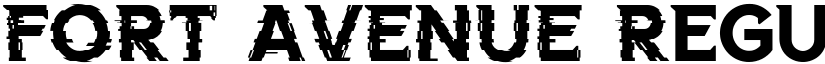 FORT AVENUE Regular font