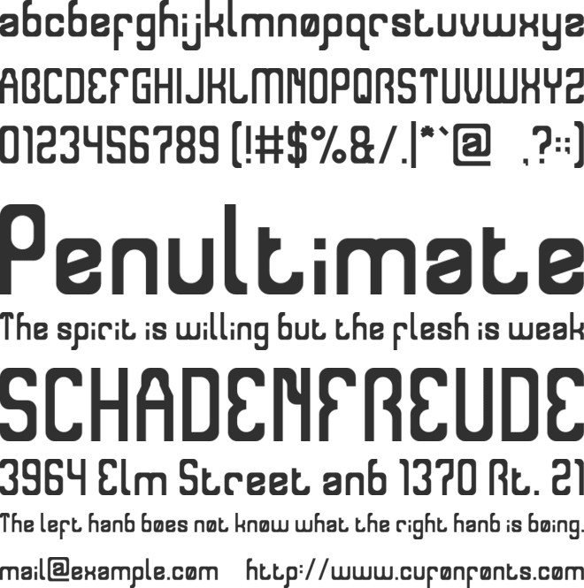Sub Marine font preview