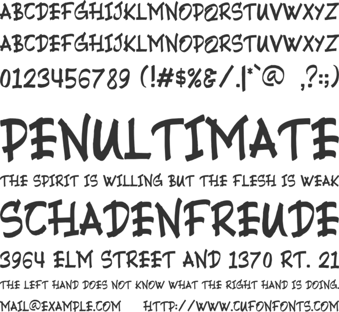 Journey font preview