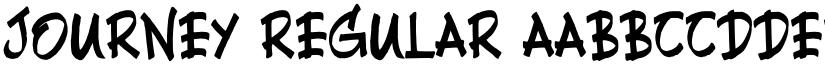 Journey Regular font