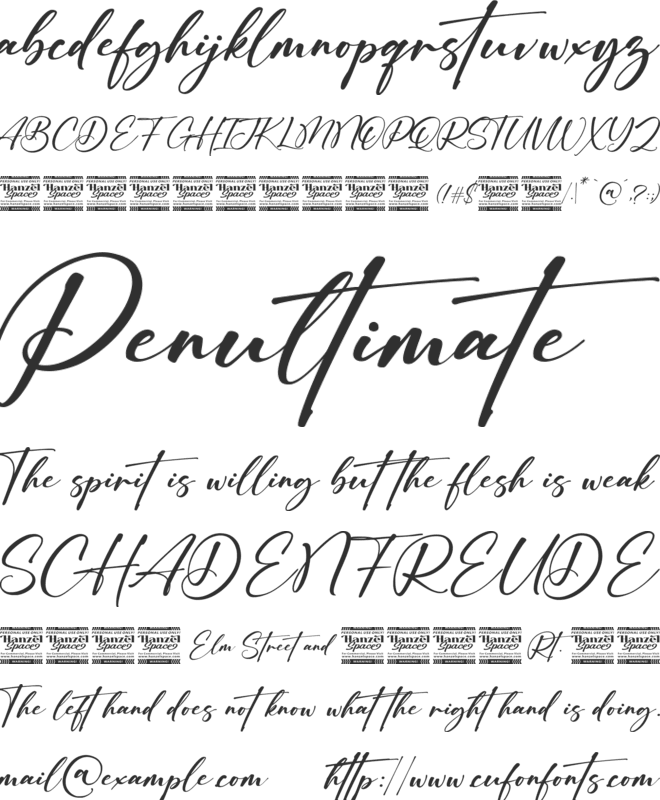 Broisther font preview