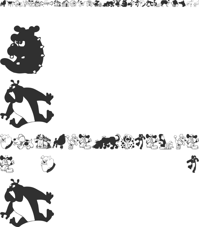 Dogs CSP font preview