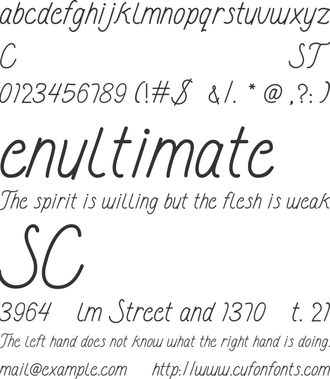 Cool Comics for Personal font preview