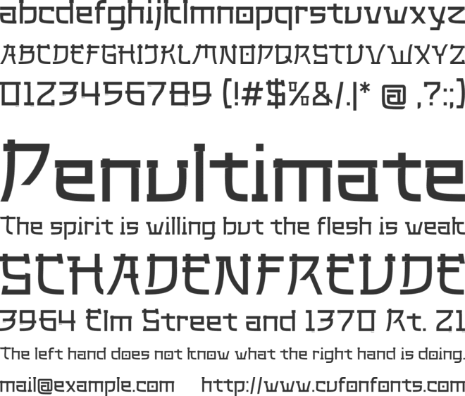 Hirosaki font preview