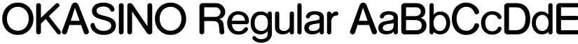 OKASINO Regular font