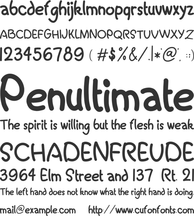 Summer Beach font preview