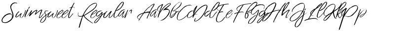 Swimsweet Regular font