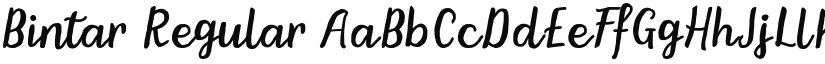 Bintar font download