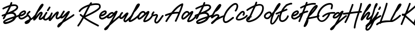 Beshiny Regular font