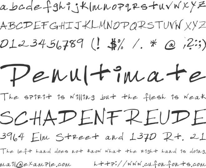 Robinhood font preview