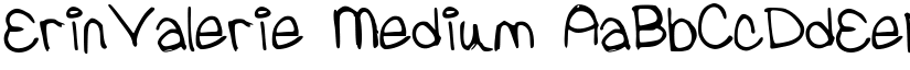 ErinValerie Medium font