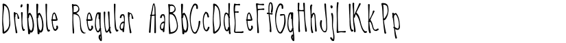 Dribble Regular font