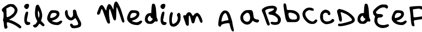 Riley Medium font