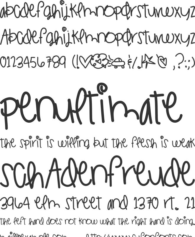 JetskisInSummer font preview