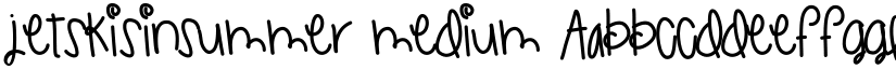JetskisInSummer Medium font