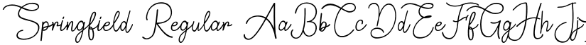 Springfield Regular font