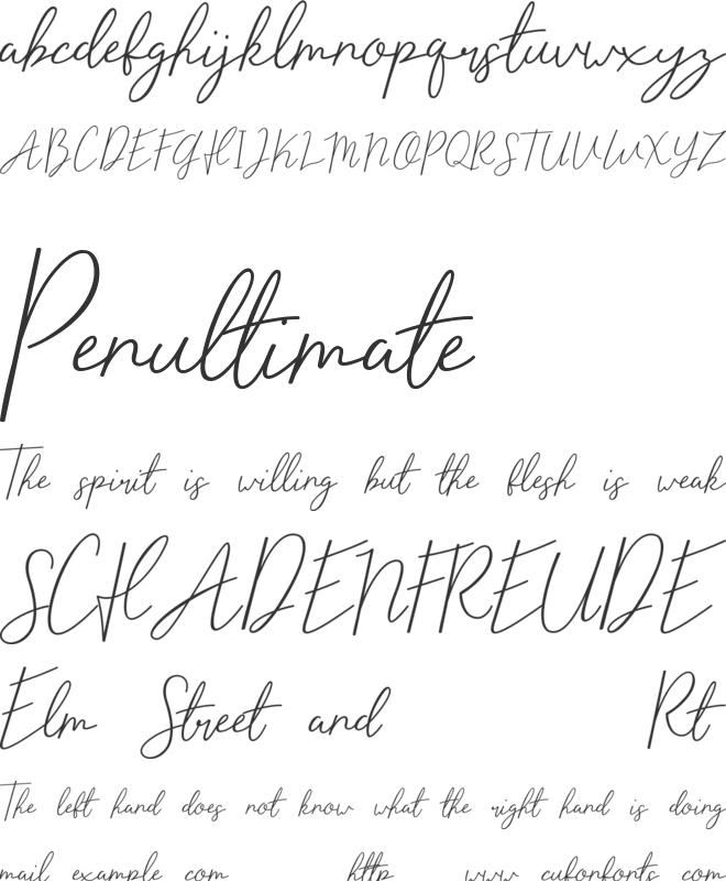 Eisley Claise font preview