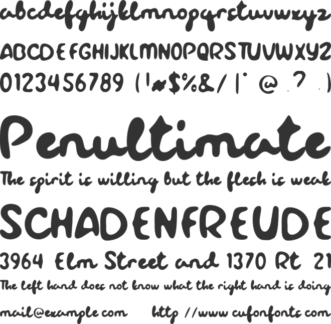 Blur Sight font preview