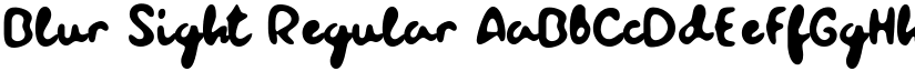 Blur Sight Regular font