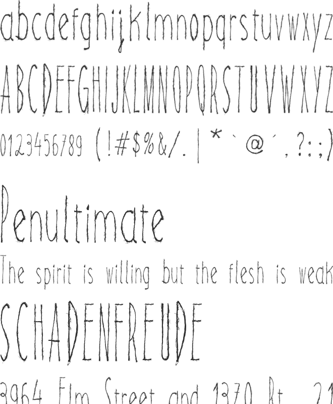 Magical Cord font preview