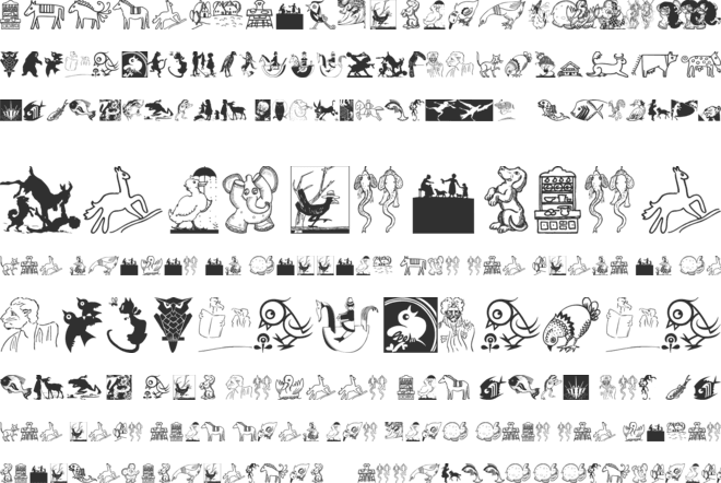 Childrens Darlings font preview