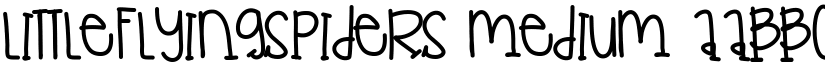 LittleFlyingSpiders font download