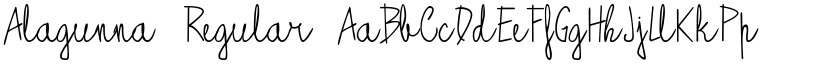 Alagunna font download