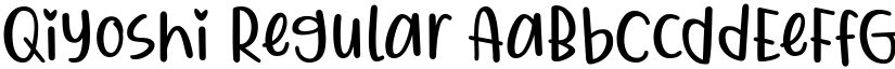 Qiyoshi font download