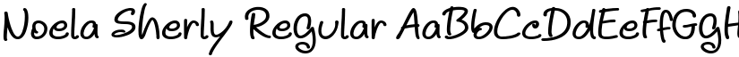 Noela Sherly Regular font