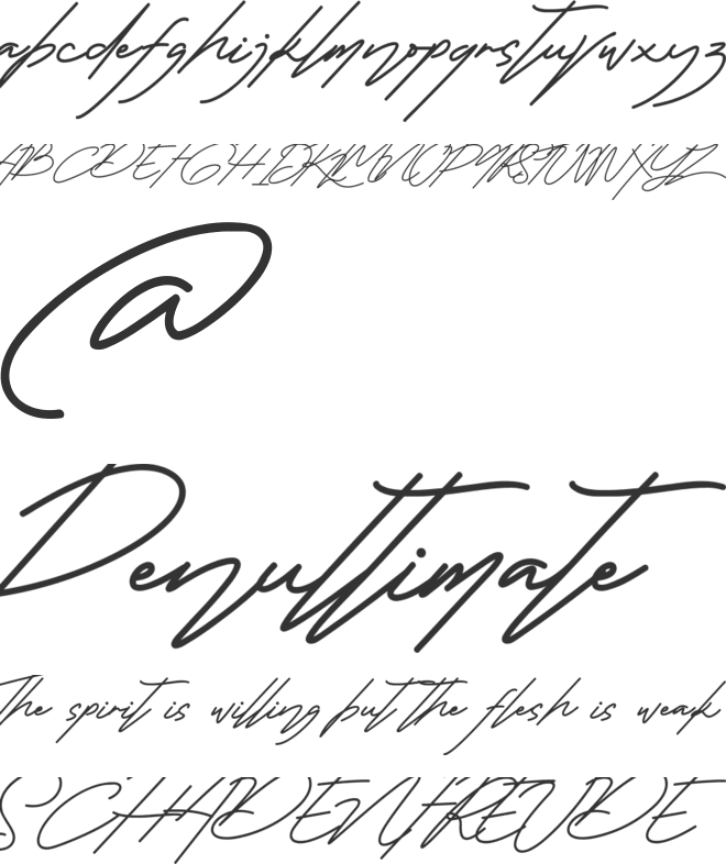 Marlies font preview