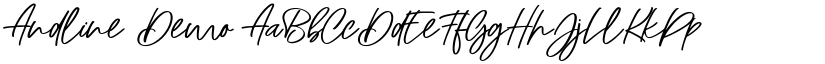 Andline Demo font