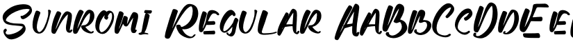 Sunromi font download
