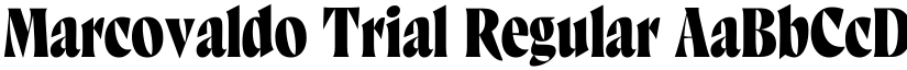 Marcovaldo Trial Regular font