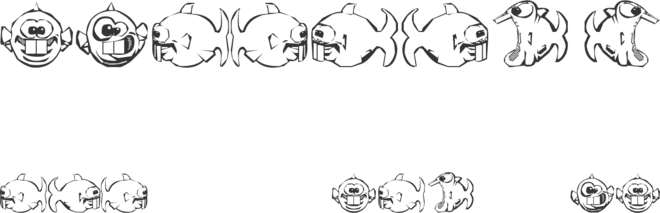 Dopefish font preview