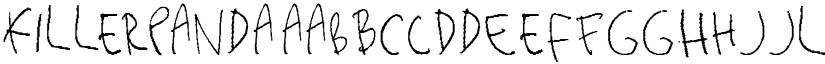 killerpanda font