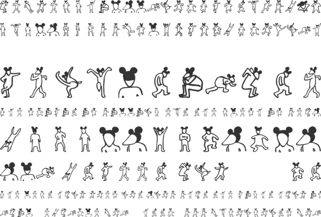 La Rata Bizarra font preview