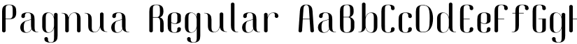 Pagnua Regular font