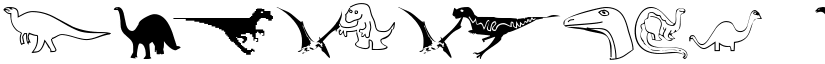 DinosoType font
