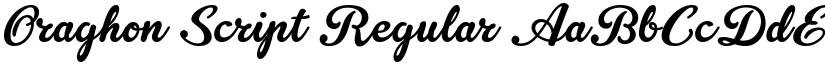 Oraghon Script font download