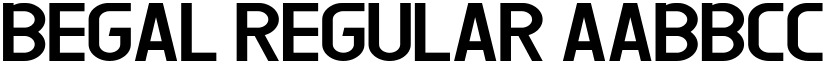 Begal Regular font