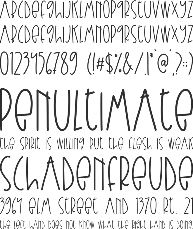 Summer Macaron font preview