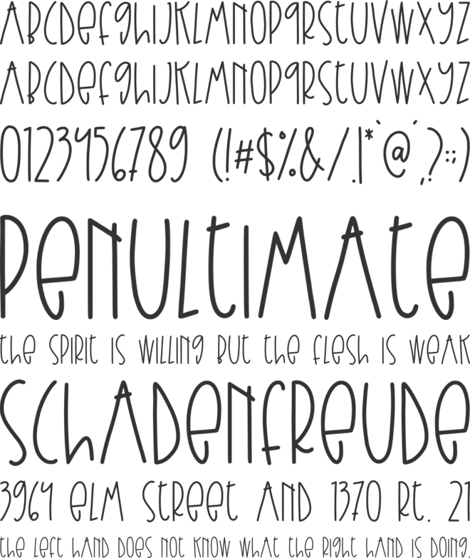 Summer Macaron font preview